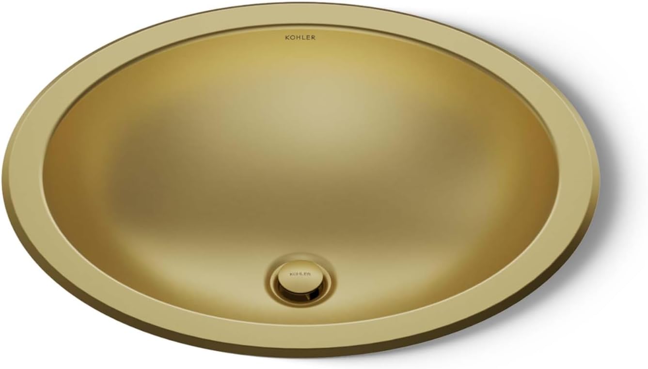 Bachata 20' Oval Drop-In/Undermount Bathroom Sink No Overflow