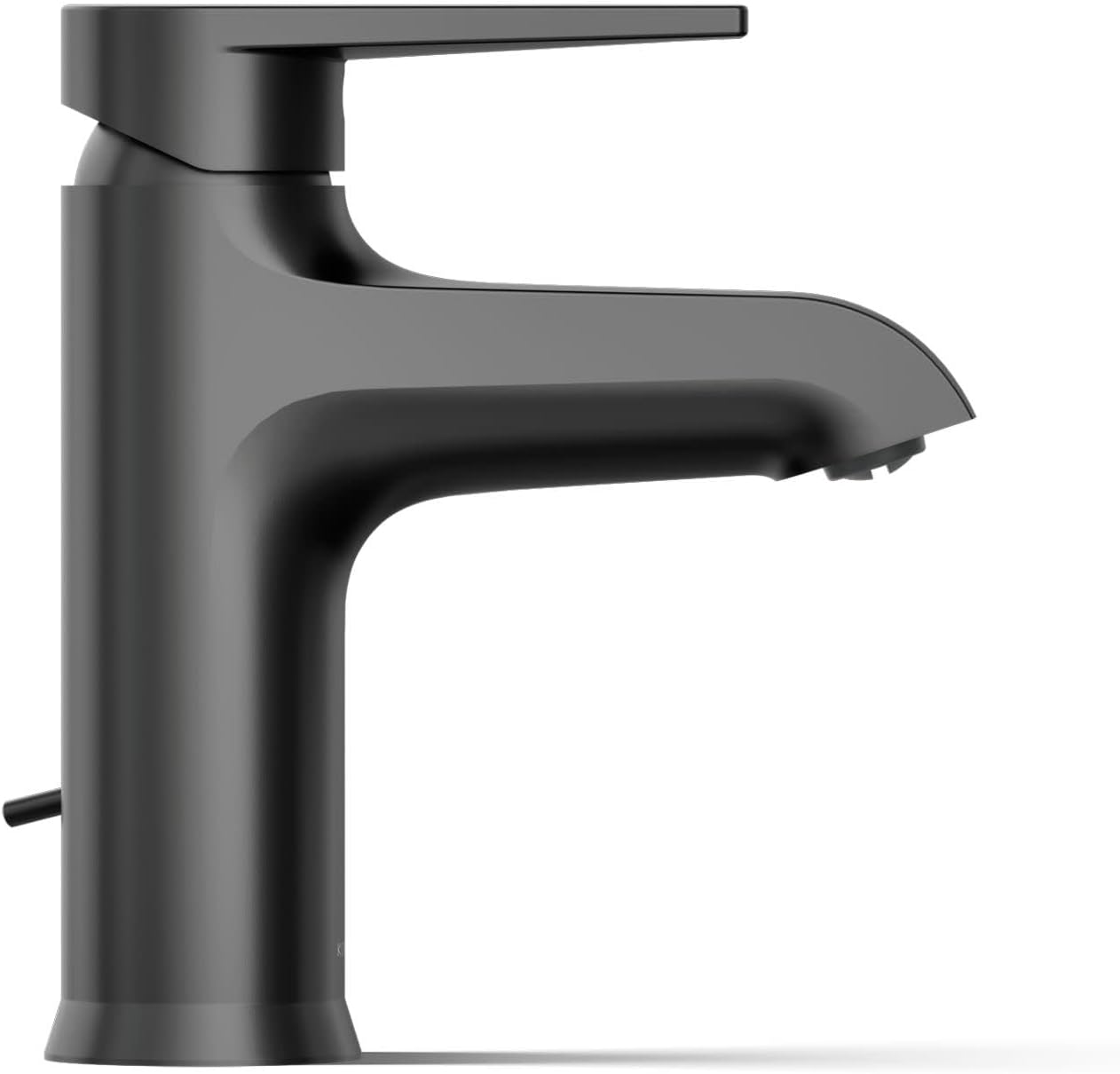 KOHLER K-37894-4-BL Hint® Centerset Bathroom Sink Faucet, Bathroom Faucets for Sink 3-Hole, 1.2 GPM, Matte Black