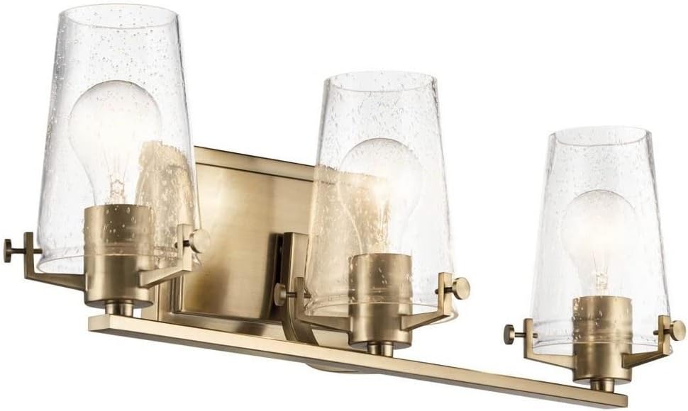 Kichler, Alton 3 Light Vanity in Champagne Bronze, 45297CPZ