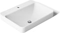 Kohler 2660-1-0 Vox Vessel Bathroom Sink with Single Faucet Hole, One Size, White