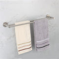 Towel Rack Bathroom Accessories, Brushed Nickel, Towel Rack, Hooks, Towel Holder, Shelf, Roll Paper Holder, Toilet Brush, Soap Dish, Glass Shelf, Double Hook