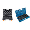 VEVOR 1/2' Drive Impact Socket Set & Impact Socket Set 1/2 Inches 26 Piece Deep Sockets