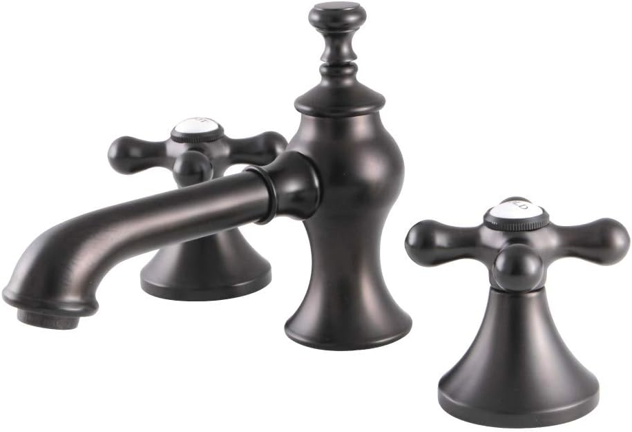 Kingston Brass KC7065AX Vintage 8' Widespread Bathroom Faucet, Oil Rubbed Bronze