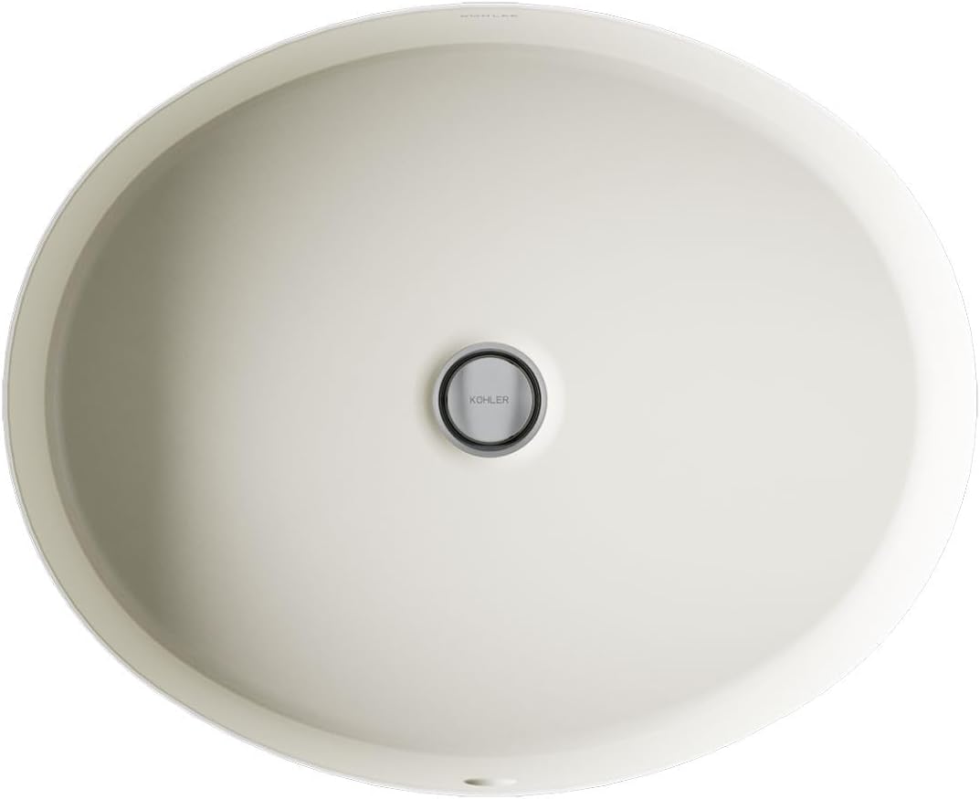 Kohler K-2881-96 1-Bowl Undermount Bathroom Sink w/Overflow Biscuit