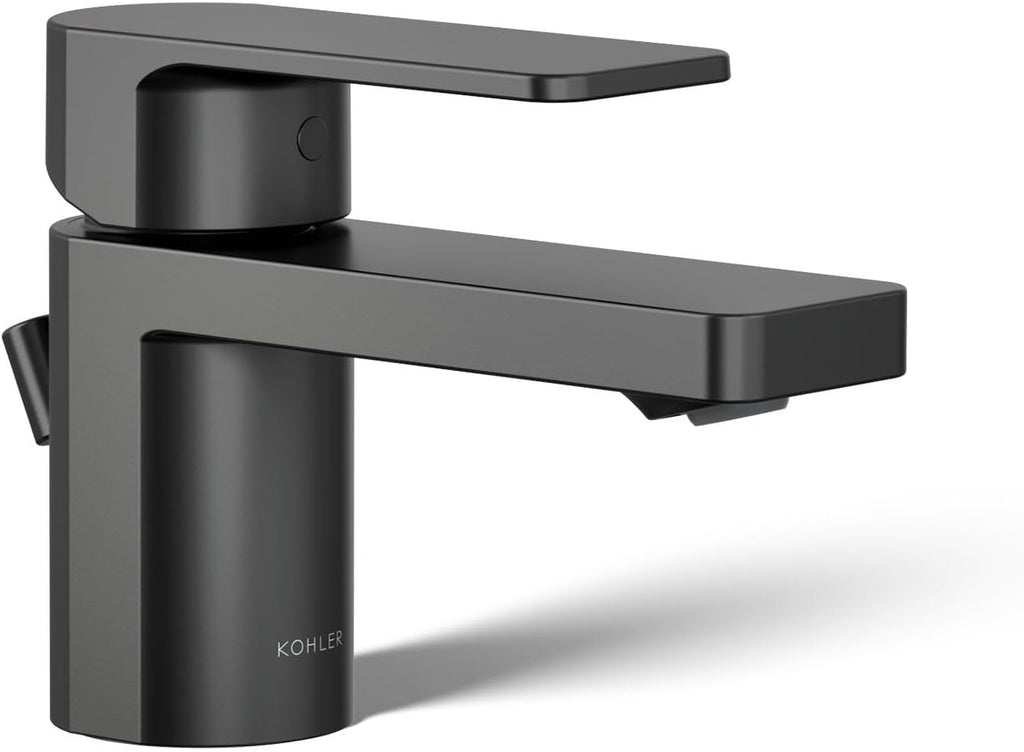 Kohler 24804-4-BL Parallel® Low Single-Handle Bathroom Sink Faucet, 1.2 gpm, Matte Black