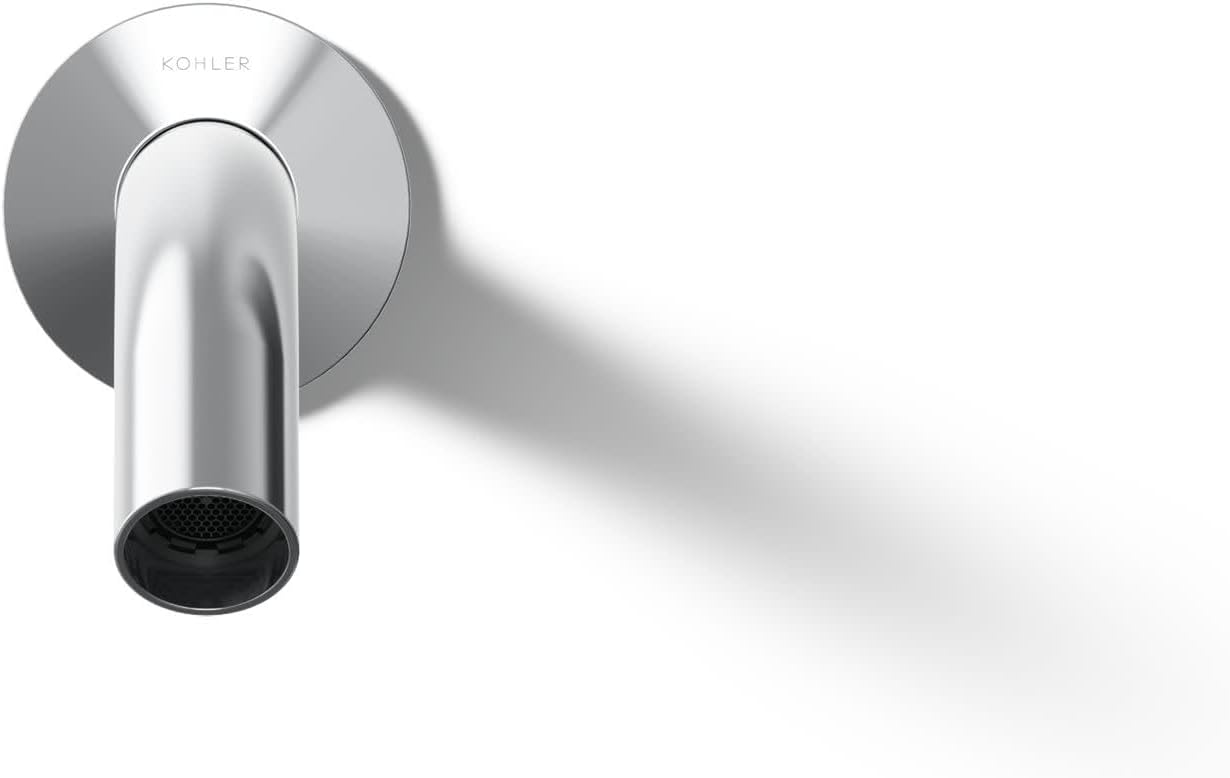 KOHLER Components Wall-Mount Bathroom Sink Faucet Spout With Tube Design 1.2 GPM