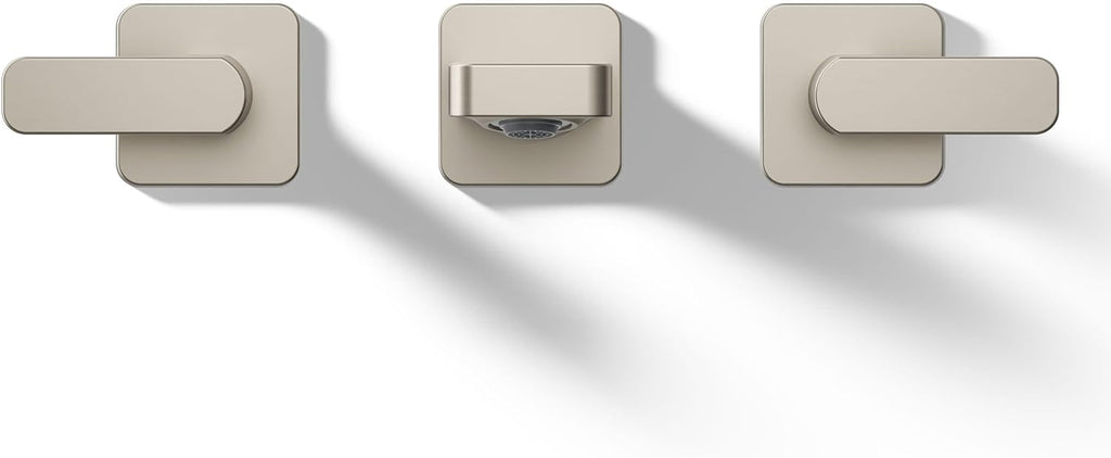 KOHLER T27120-4-CP Parallel® Wall-mount bathroom sink faucet trim, Polished Chrome