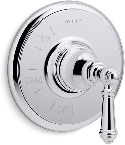 Kohler TS72767-4-CP Artifacts Valve Trim with Lever Handle, Polished Chrome