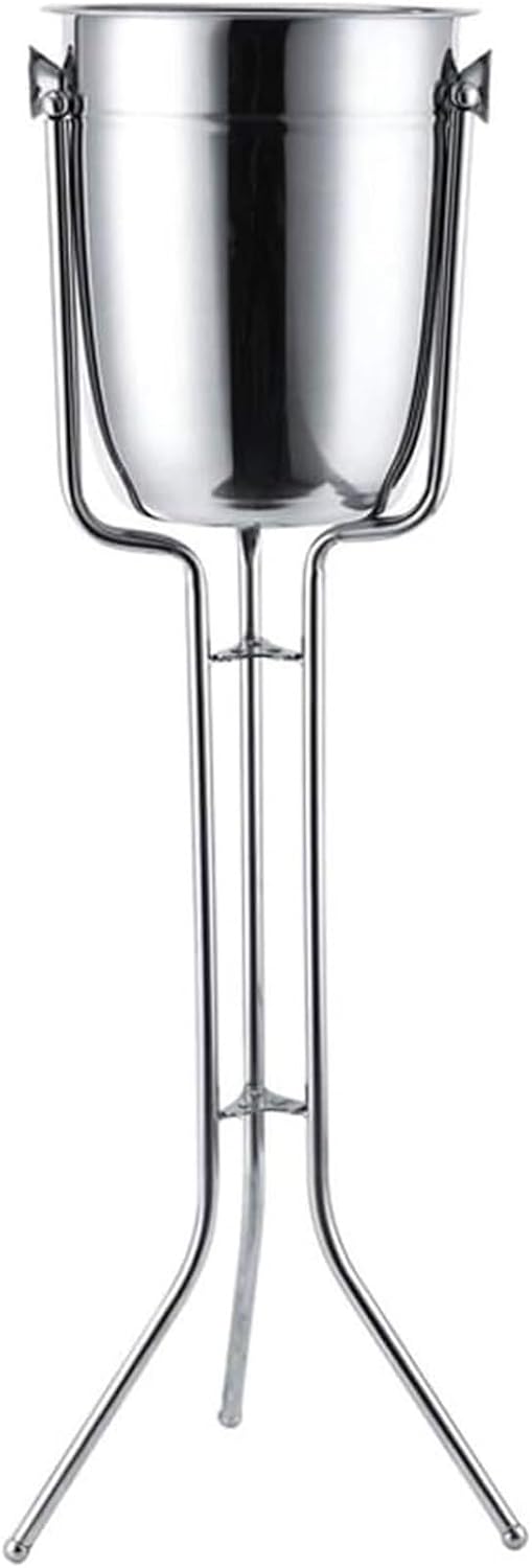 Ice Bucket with Stand， Party Drink Holder- Outdoor or Indoor Use - Free Standing Ice Bucket Kits(I)