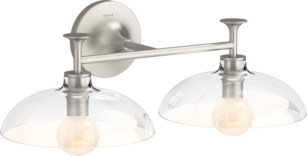 Tone 2 Light Sconce - Brushed Nickel 31769-SC02-BNL Kohler