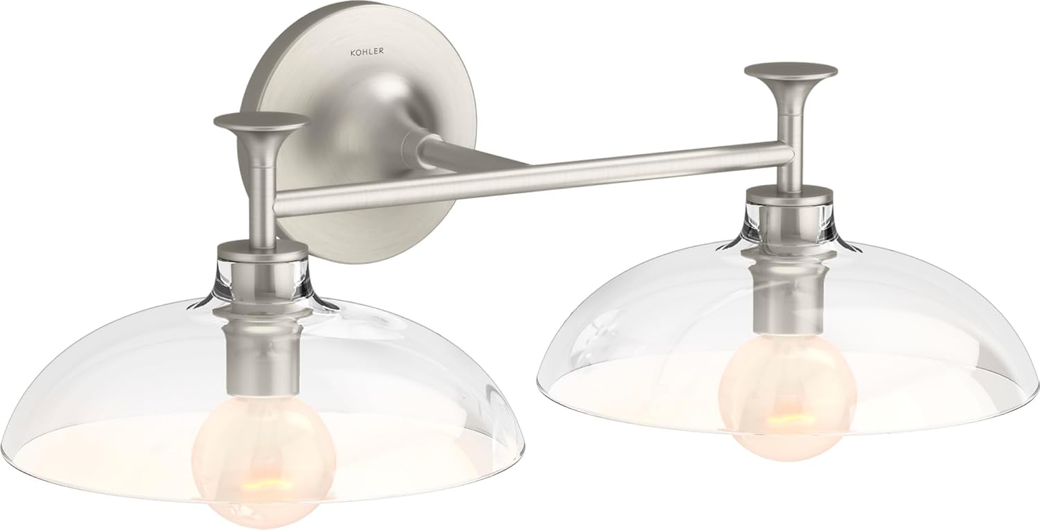 Tone 2 Light Sconce - Brushed Nickel 31769-SC02-BNL Kohler