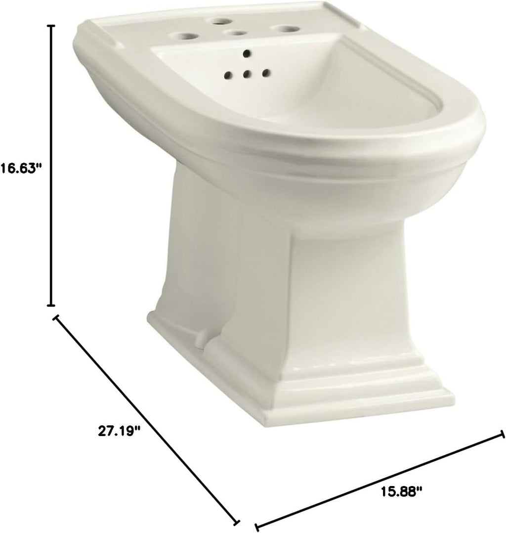 KOHLER K-4886-96 Memoirs Bidet, Biscuit