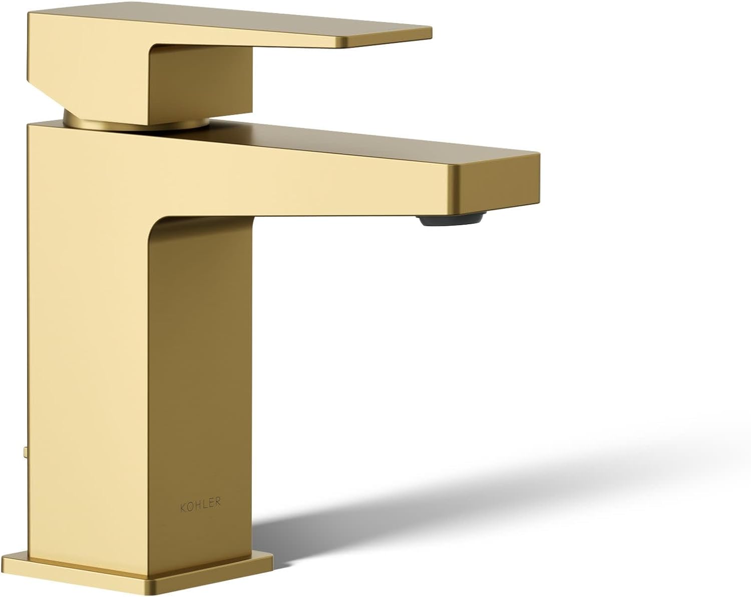 Kohler K-37889-4-2MB Honesty® Single-Handle Bathroom Sink Faucet, Bathroom Faucets, 1.2 GPM, Vibrant Brushed Moderne Brass