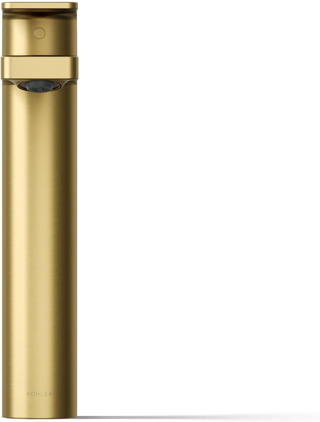 Kohler K-23475-4K-2MB Parallel Tall Single Handle Bathroom Sink Faucet, 1.0 GPM, Vibrant Moderne Brushed Brass