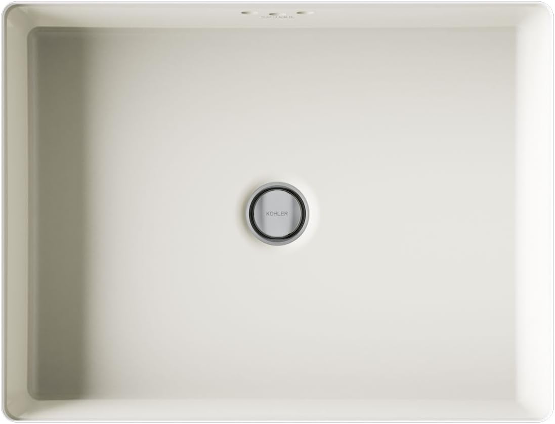 Kohler K-2330-96 Interior 1-Bowl Undermount Bath Sink Biscuit