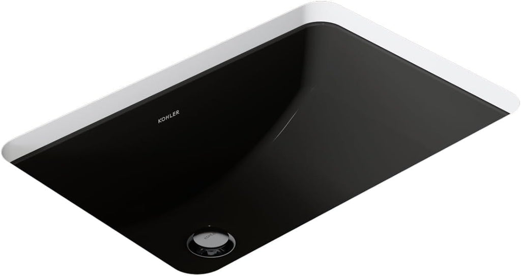 Kohler K-2214-7 Ladena Undercounter Lavatory,Vitreous china, Black