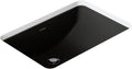 Kohler K-2214-G-7 1-Bowl Undermount Bathroom Sink Black Black