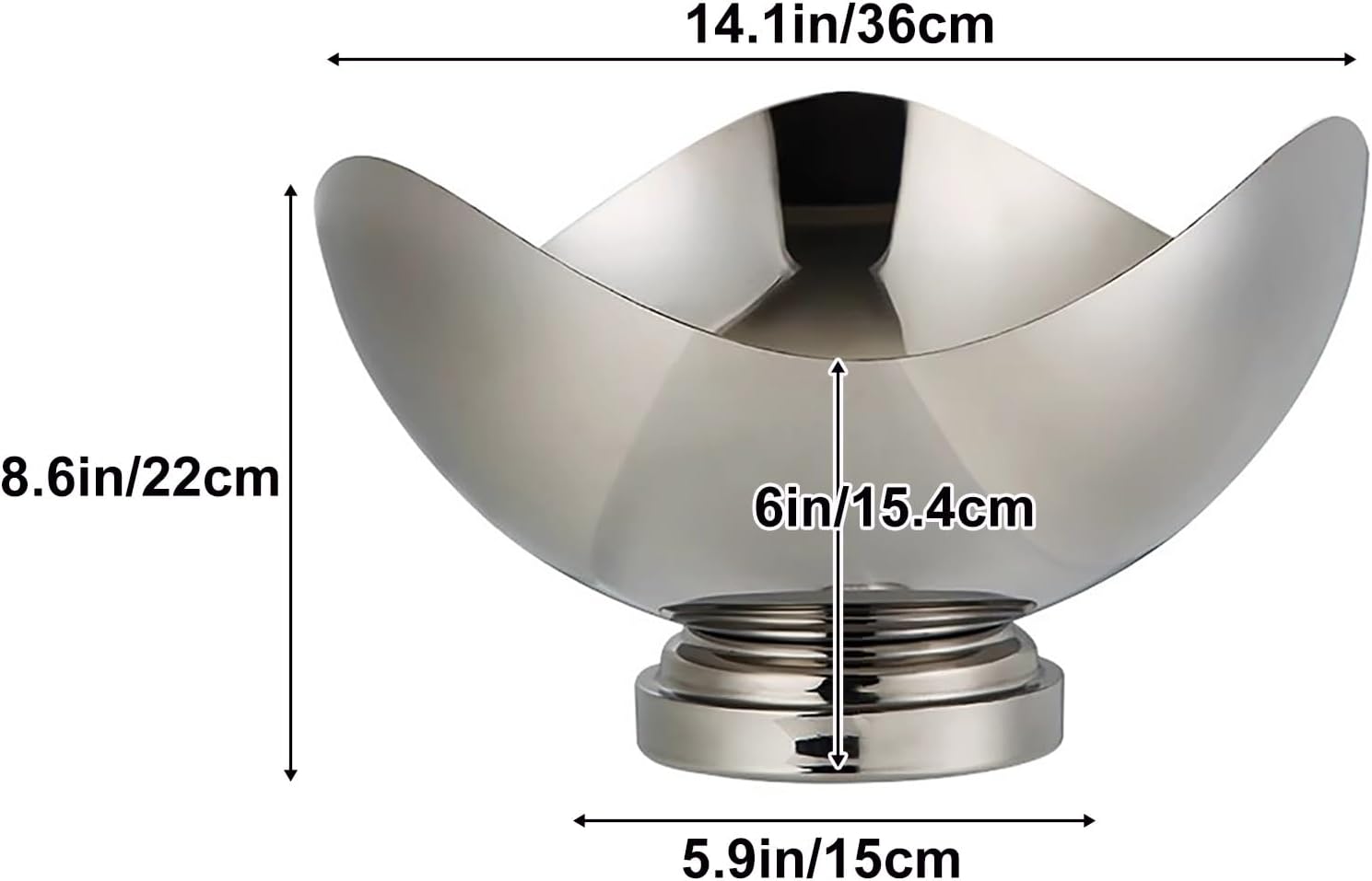 Champagne Bucket, Ice Buckets for Parties, Beer and Cocktail Chiller, Large Capacity, for Home, Bar and Restaurant(Silver)