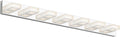 Ralbay 46' LED Chrome Vanity Lights 7 Lights Acrylic Stainless Steel LED Modern Vanity Lights Chrome Bathroom Lighting Fixtures Over Long Mirror (Natural White Light 4500K)