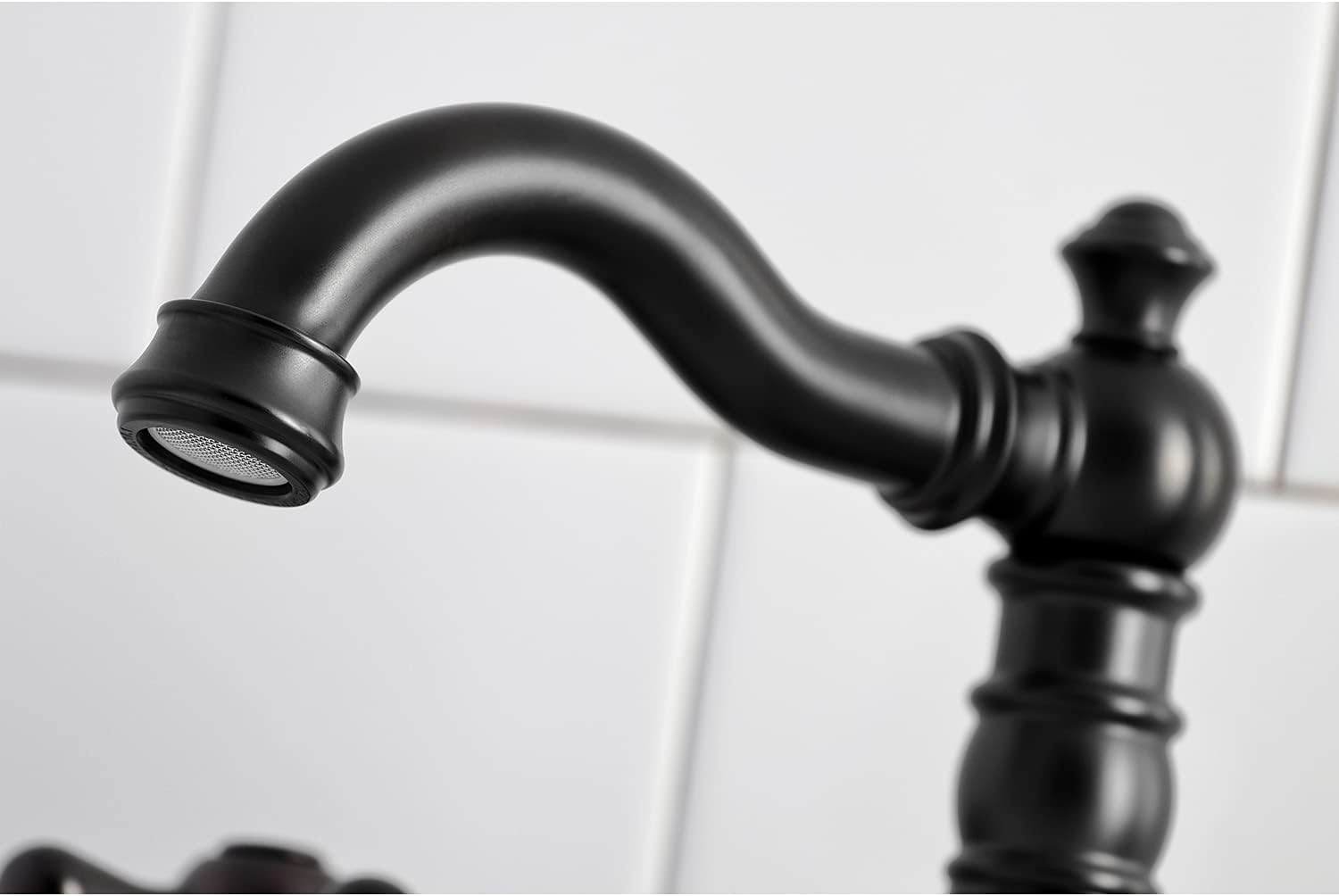 Fauceture FSC1970AX American Classic Widespread Bathroom Faucet with Brass Pop-Up, Matte Black