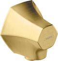 hansgrohe Locarno Handheld Shower Wall Outlet 1/2-inch Thread Connection Transitional in Brushed Gold Optic, 04839250