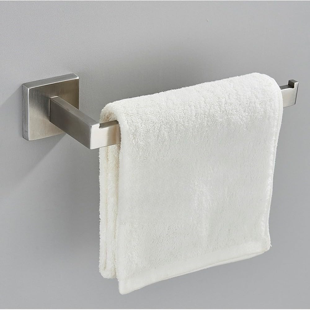 Stainless Steel Bathroom Accessories Set Brushed Nickel Towel Bar Robe Hook Toilet Paper Holder Ring Accessory,4pc a Set