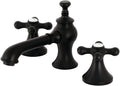 Kingston Brass KC7060AX Vintage 8 in. Widespread Bathroom Faucet, Matte Black