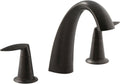 KOHLER K-T45115-4-2BZ Alteo Bath Faucet Trim, Valve Not Included, Oil-Rubbed Bronze
