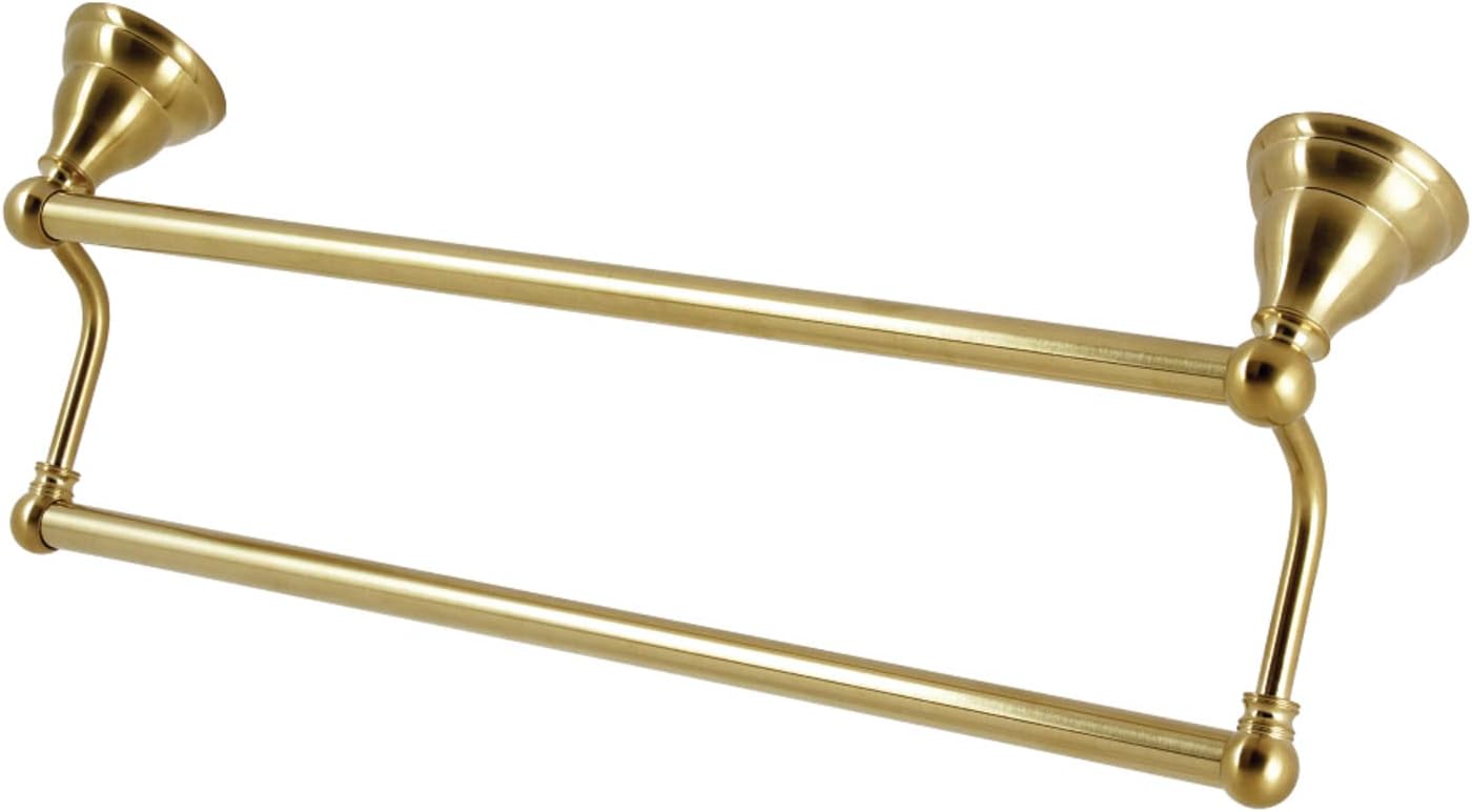 Kingston Brass BA556318BB Royale 18-Inch Dual Towel-Bar, Brushed Brass