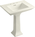 Kohler 2268-8-96 Memoirs Stately 30' Pedestal bathroom sink with widespread faucet holes