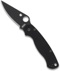 Spyderco Para Military 2 Folding Pocket Knife with 3.4' CPM S45VN Steel Blade and G-10 Handle - EDC Knife for Men and Women, Perfect for Hunting, Tactical, Camping, Survival - PlainEdge - C81GPBK2