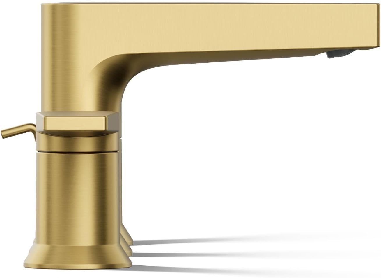 Kohler 97100-4-2MB Taut® Widespread Bathroom Sink Faucet, 1.2 gpm, Vibrant Brushed Moderne Brass