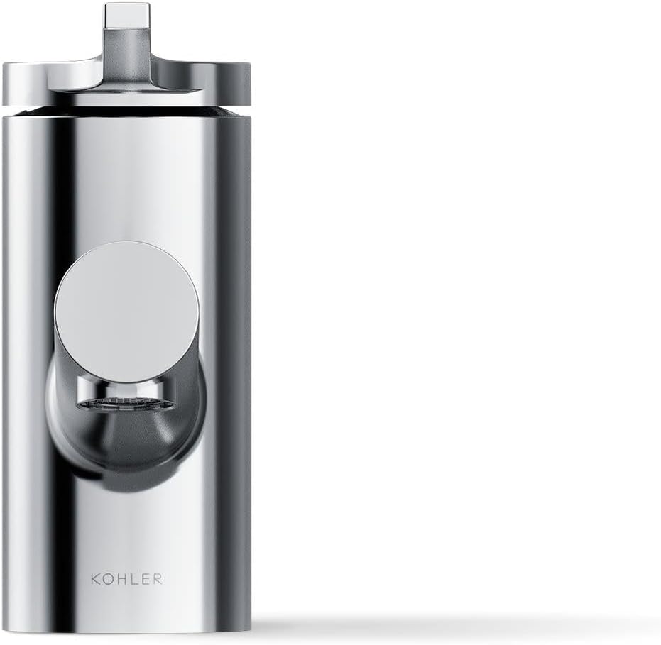 KOHLER K-33590-4K-CP Elate® Short Single-Handle Bathroom Sink Faucet, Single-Handle Bathroom Faucets, 1.0 GPM, Polished Chrome