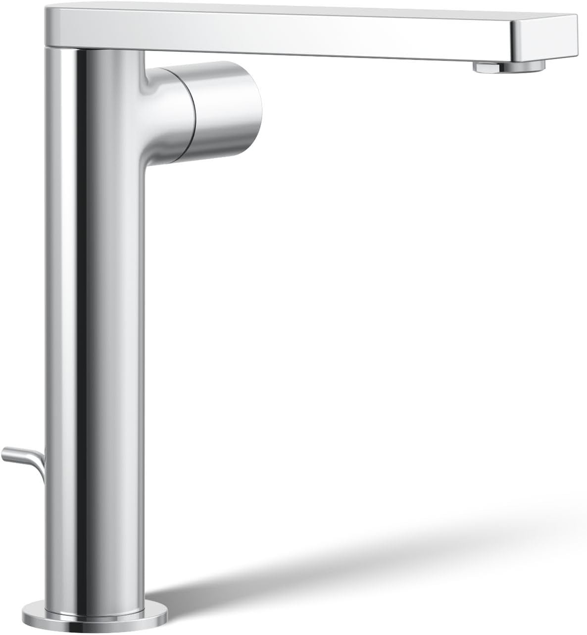 Kohler 73159-7-CP Composed® Tall single-handle bathroom sink faucet with Cylindrical handle, 1.2 gpm, Polished Chrome