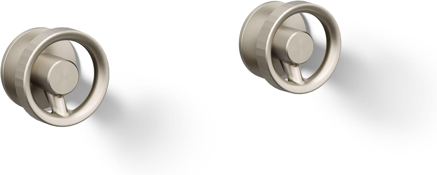 KOHLER Components Wall-mount Bathroom Sink Faucet Trim With Industrial Handles