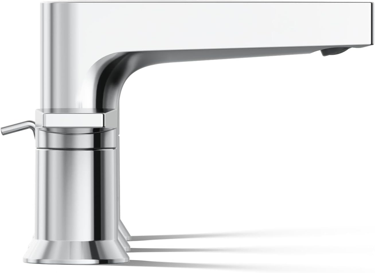 Kohler 97100-4-CP Taut® Widespread Bathroom Sink Faucet, 1.2 gpm, Polished Chrome