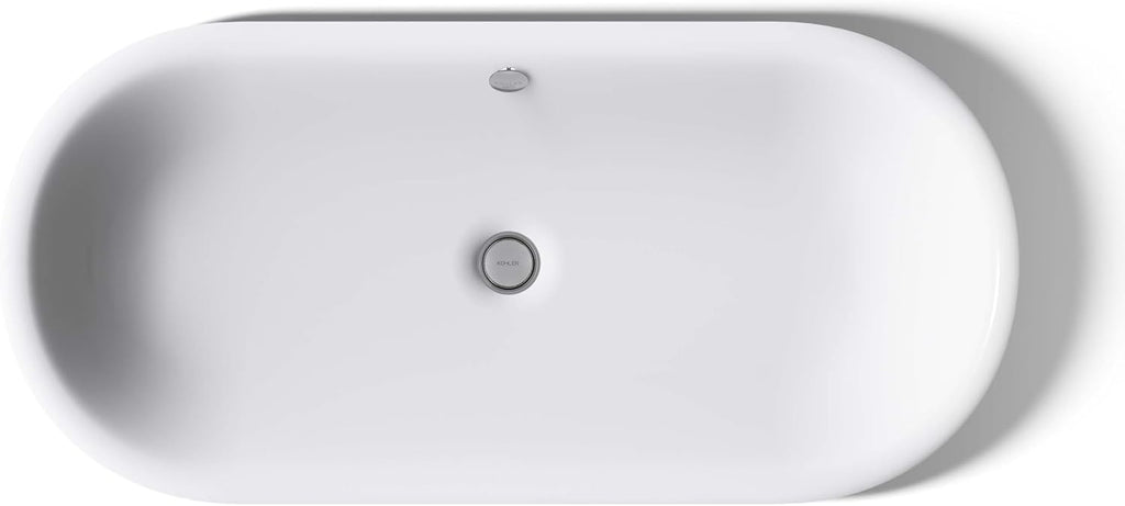 KOHLER K-20213-P5-0 Capsule Vessel/Drop-In/Under-Mount Bathroom Sink with Iron Gate painted Underside