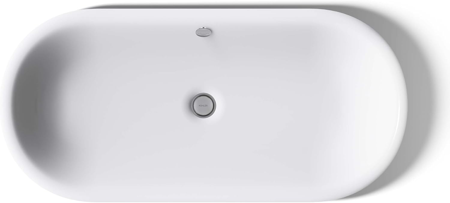 KOHLER K-20213-P5-0 Capsule Vessel/Drop-In/Under-Mount Bathroom Sink with Iron Gate painted Underside