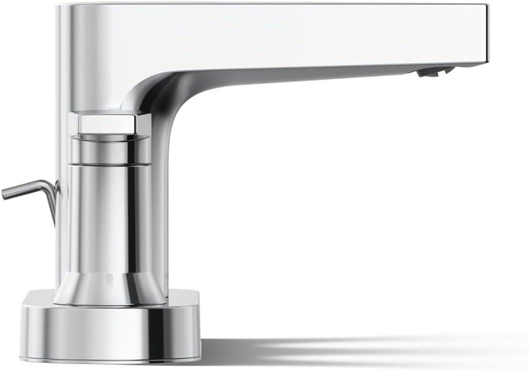 Kohler 97031-4-BN Taut® Centerset Bathroom Sink Faucet, 1.2 gpm, Vibrant Brushed Nickel