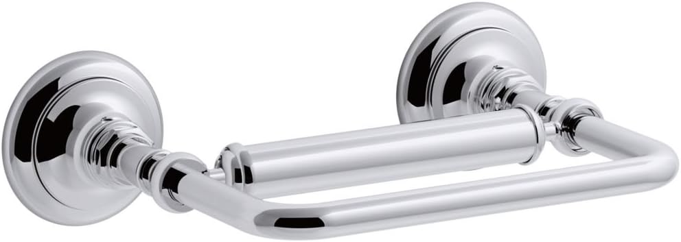 KOHLER K-72573-CP Artifacts Pivoting Toilet Tissue Holder, Polished Chrome