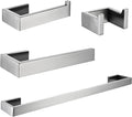 Brushed Nickel Bathroom Hardware Set Towel Bar Toilet Paper Holder Robe Hook Stainless Steel Wall Mounted