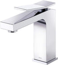 Gerber Avian Single Handle Bathroom Faucet with Metal Touch Down Drain, Chrome