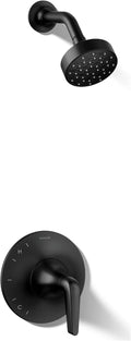 Kohler K-TS22028-4 Tempered Shower Only Trim Package with Single Function Shower, Matte Black