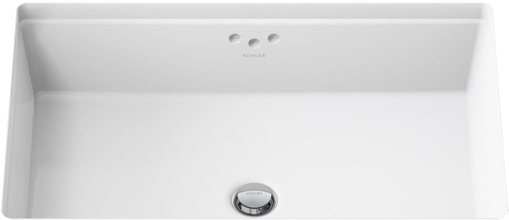 Kohler K-2297-0 Kathryn Under-Mount Bathroom Sink, White