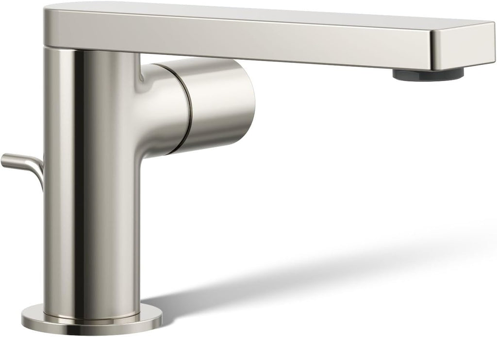 Kohler 73050-7-SN Composed® Single-Handle Bathroom Sink Faucet with Cylindrical Handle, 1.2 gpm, Vibrant Polished Nickel