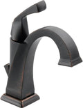 Delta Faucet Dryden Bronze Bathroom Faucet, Single Hole Bathroom Faucet, Single Handle, Diamond Seal Technology, Metal Drain Assembly, Venetian Bronze 551-RB-DST
