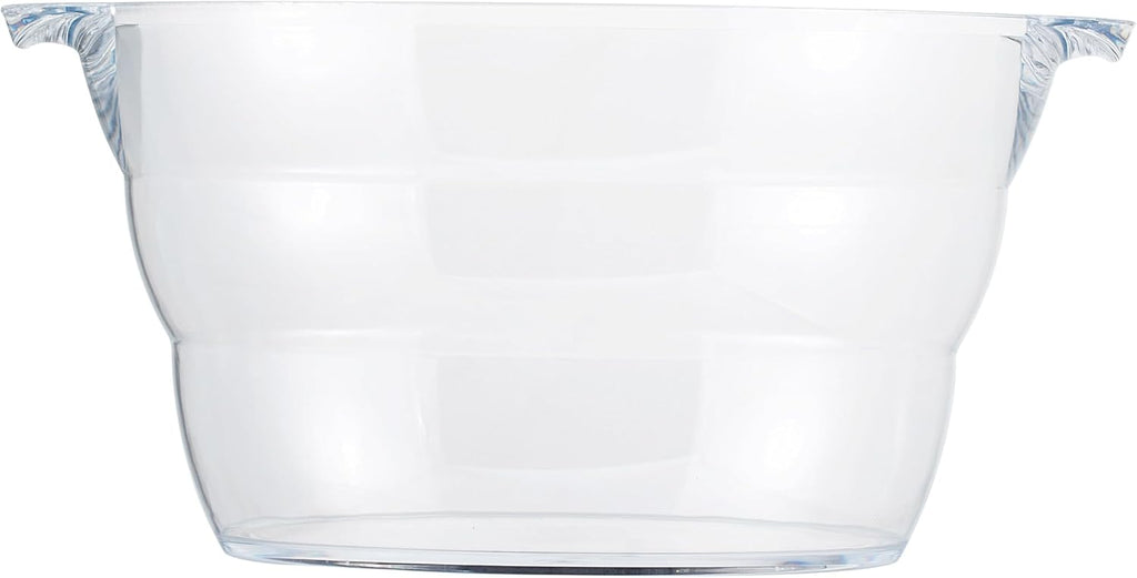Celebrate It Clear Plastic Ice Pail – 3.17-Gallon (12L) Food-Safe Beverage Bucket for Parties, Events & Entertaining, 8 Pack