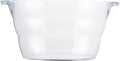 Celebrate It Clear Plastic Ice Pail – 3.17-Gallon (12L) Food-Safe Beverage Bucket for Parties, Events & Entertaining, 8 Pack