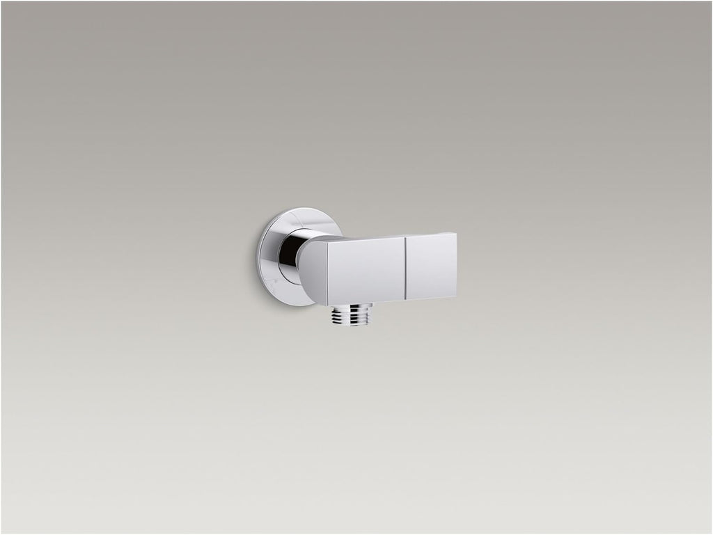Exhale Wall-Mount Handshower Holder With Supply Elbow And Check Valve