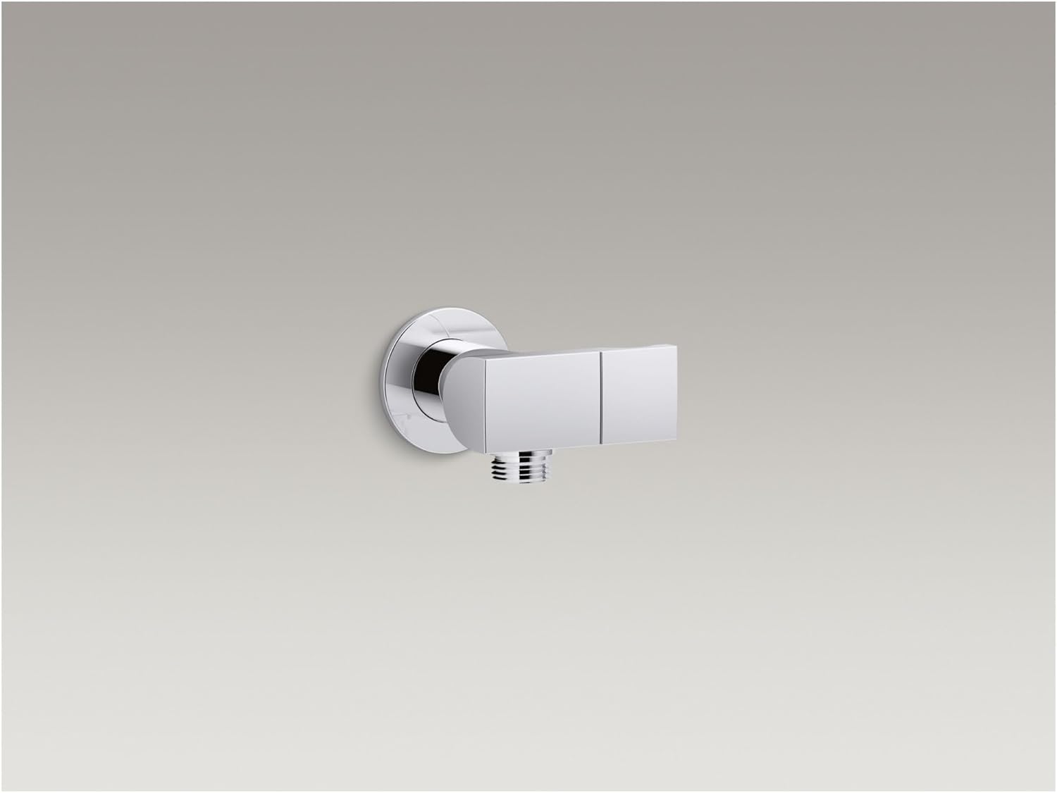 Exhale Wall-Mount Handshower Holder With Supply Elbow And Check Valve